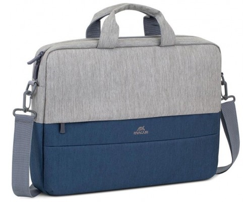 RIVACASE 7532 Grey/blue Prater Maletín 15,6" gris-